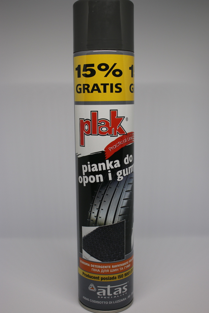Чернитель шин и бамперов Plak 400 мл., аэрозоль (Италия)